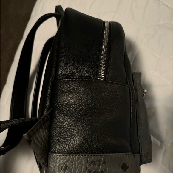 MCM Stark Visetos Top Handle Backpack Bookbag - Picture 6 of 13